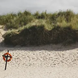Golden sands and crystal-clear waters at Luskentyre Beach on the Isle of Harris.